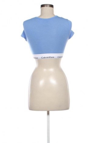 Damen T-Shirt Calvin Klein, Größe XS, Farbe Blau, Preis € 41,99