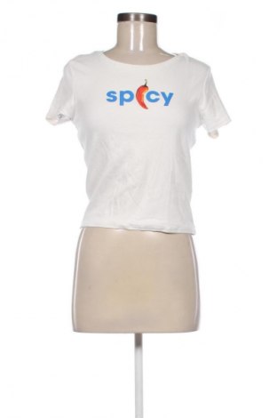 Damen T-Shirt Cropp, Größe L, Farbe Weiß, Preis € 8,99