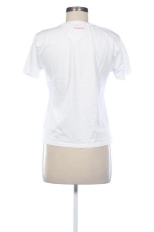 Damen T-Shirt Desigual, Größe M, Farbe Weiß, Preis € 13,81