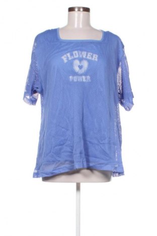 Damen T-Shirt Queen-Size, Größe 3XL, Farbe Blau, Preis € 9,00