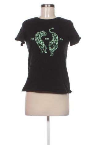 Дамска тениска Sinsay, Размер XS, Цвят Черен, Цена 4,87 €