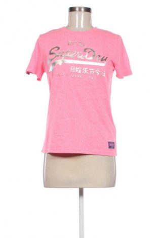 Дамска тениска Superdry, Размер M, Цвят Розов, Цена 9,21 €