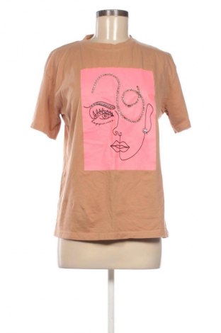 Γυναικείο t-shirt Unbranded, Μέγεθος S, Χρώμα Καφέ, Τιμή 9,00 €