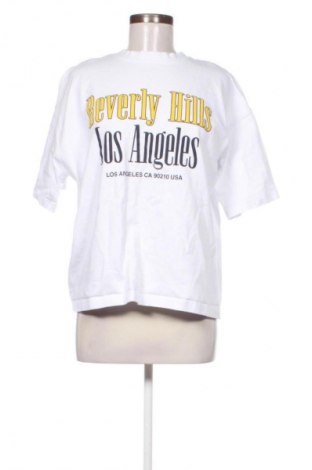 Damski T-shirt Zara, Rozmiar M, Kolor Biały, Cena 32,15 zł