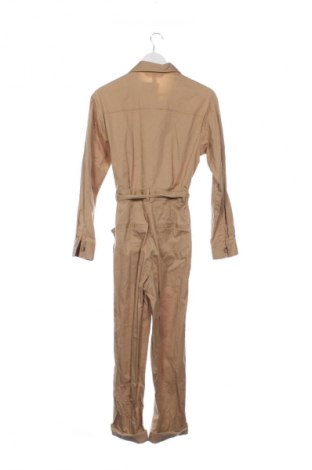 Дамски дълъг гащеризон H&M, Размер XS, Цвят Бежов, Цена 8,18 €