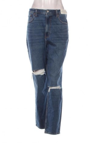 Női farmernadrág Abercrombie & Fitch, Méret L, Szín Kék, Ár 19 169 Ft