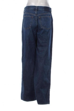 Blugi de femei Abercrombie & Fitch, Mărime M, Culoare Albastru, Preț 235,99 Lei