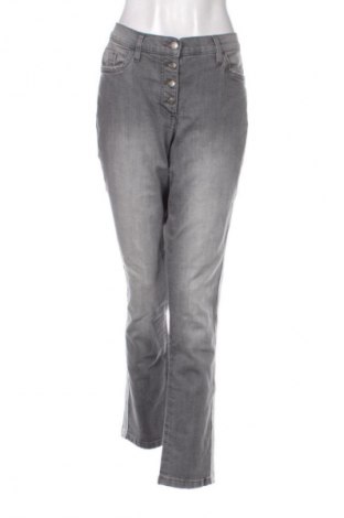 Damskie jeansy Bpc Bonprix Collection, Rozmiar L, Kolor Szary, Cena 43,99 zł