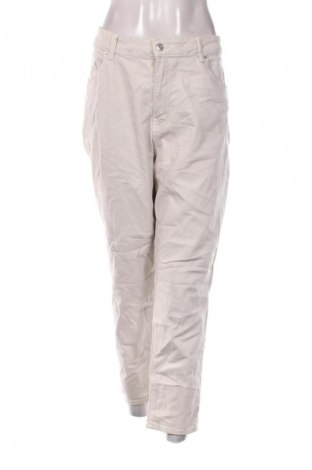 Damskie jeansy H&M, Rozmiar XXL, Kolor Beżowy, Cena 66,99 zł