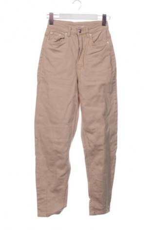 Дамски дънки H&M Divided, Размер XXS, Цвят Бежов, Цена 14,77 €