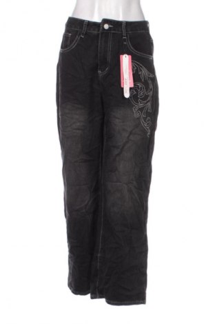 Női farmernadrág Romwe, Méret M, Szín Fekete, Ár 5 289 Ft