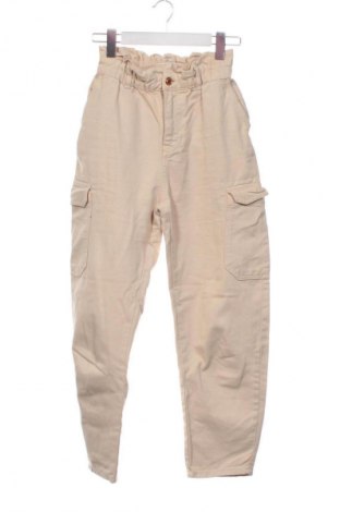 Дамски дънки Zara, Размер XS, Цвят Бежов, Цена 14,00 €