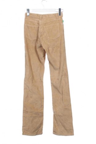 Női kordbársony nadrág United Colors Of Benetton, Méret XXS, Szín Bézs, Ár 5 749 Ft