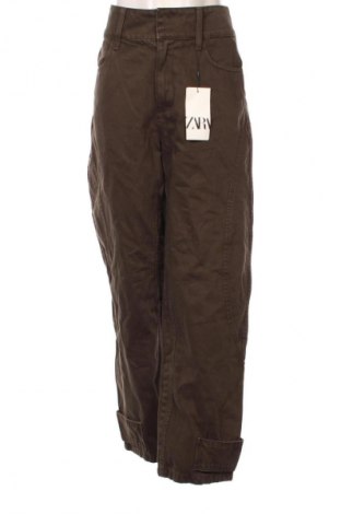 Női kordbársony nadrág Zara, Méret L, Szín Barna, Ár 10 659 Ft