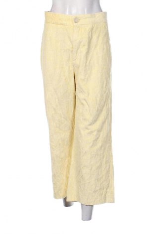 Női kordbársony nadrág Zara, Méret L, Szín Sárga, Ár 3 769 Ft