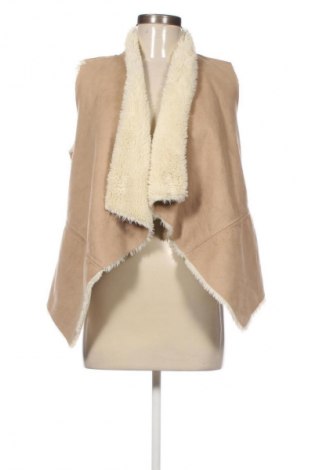 Дамски елек Bershka, Размер S, Цвят Бежов, Цена 9,20 €