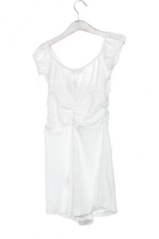 Női rövid overál Bershka, Méret XXS, Szín Fehér, Ár 8 251 Ft