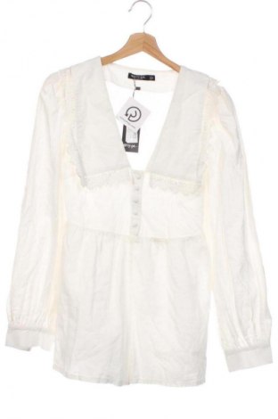 Női rövid overál Nasty Gal, Méret S, Szín Fehér, Ár 6 951 Ft