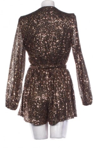 Kurzer Damenoverall Showpo, Größe S, Farbe Golden, Preis € 10,99