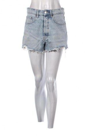 Pantaloni scurți de femei Zara, Mărime M, Culoare Albastru, Preț 48,99 Lei