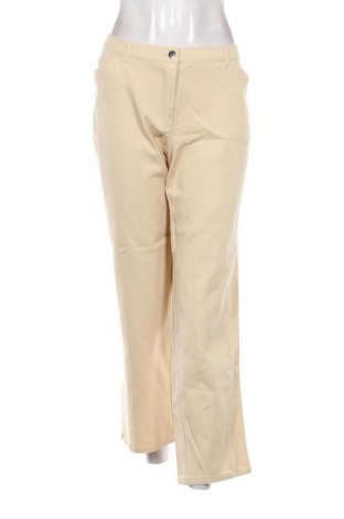 Damskie spodnie Bpc Bonprix Collection, Rozmiar XL, Kolor ecru, Cena 79,00 zł