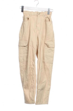 Pantaloni de femei Sinsay, Mărime XXS, Culoare Bej, Preț 77,00 Lei