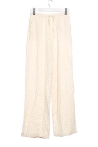 Дамски панталон Stradivarius, Размер XS, Цвят Бежов, Цена 24,03 €