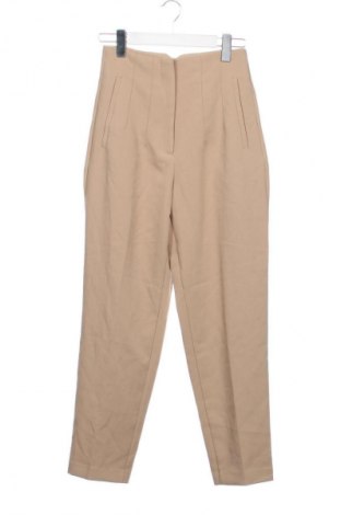 Damskie spodnie Zara, Rozmiar XS, Kolor Beżowy, Cena 53,99 zł