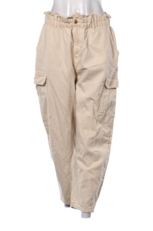 Damskie spodnie Zara, Rozmiar L, Kolor Beżowy, Cena 59,99 zł