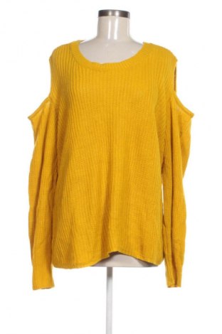 Pulover de femei Ashley Stewart, Mărime 3XL, Culoare Galben, Preț 109,48 Lei