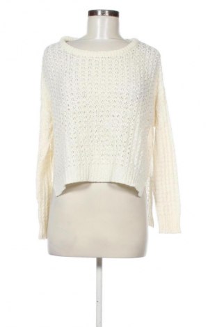 Damenpullover Bershka, Größe M, Farbe Ecru, Preis 9,99 €