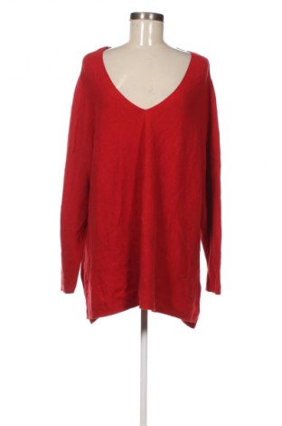 Дамски пуловер C&A, Размер XXL, Цвят Червен, Цена 13,80 €