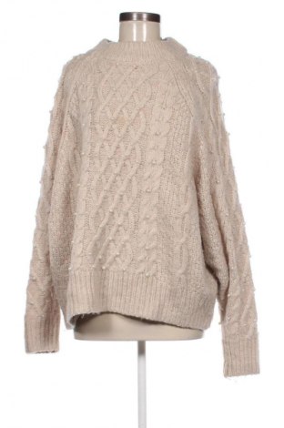 Дамски пуловер H&M, Размер XL, Цвят Бежов, Цена 14,77 €
