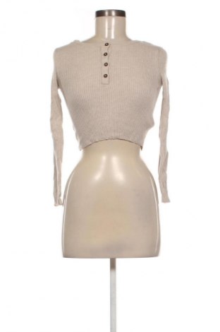 Pulover de femei Pull&Bear, Mărime S, Culoare Bej, Preț 29,99 Lei