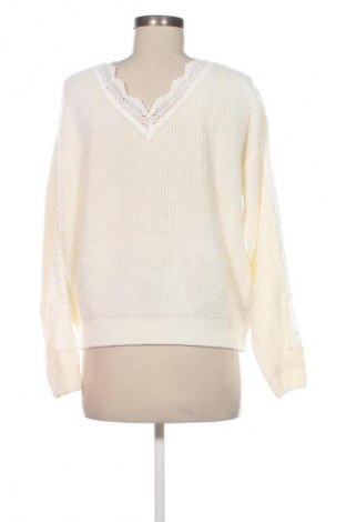 Pulover de femei SHEIN, Mărime M, Culoare Ecru, Preț 31,99 Lei