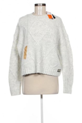 Дамски пуловер Superdry, Размер XL, Цвят Сив, Цена 54,00 €