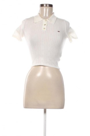 Γυναικείο πουλόβερ Tommy Jeans, Μέγεθος XS, Χρώμα Λευκό, Τιμή 82,99 €