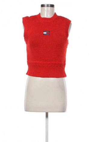 Női pulóver Tommy Jeans, Méret M, Szín Piros, Ár 18 679 Ft