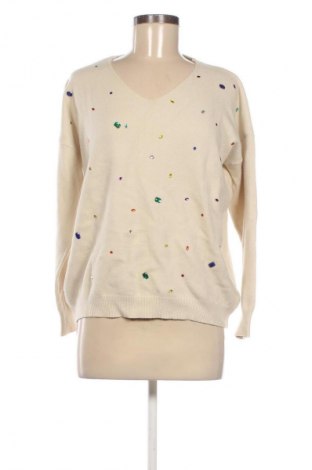 Damski sweter Unbranded, Rozmiar L, Kolor ecru, Cena 56,99 zł