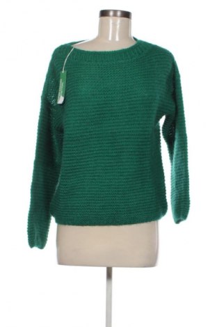 Дамски пуловер United Colors Of Benetton, Размер XS, Цвят Зелен, Цена 48,06 €