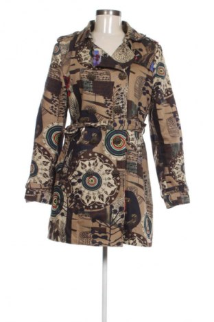 Damen Trench Coat Desigual by Christian Lacroix, Größe L, Farbe Mehrfarbig, Preis € 62,99
