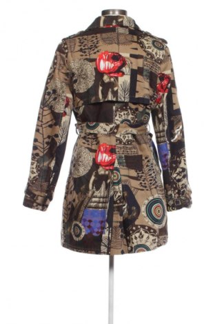 Damen Trench Coat Desigual by Christian Lacroix, Größe L, Farbe Mehrfarbig, Preis € 62,99