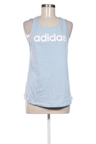 Damen Sporttop Adidas, Größe M, Farbe Blau, Preis € 18,41