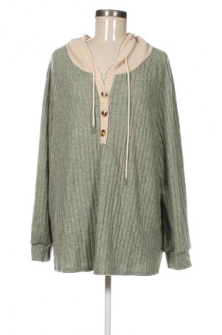 Дамски суитшърт Unbranded, Размер XXL, Цвят Зелен, Цена 10,73 €