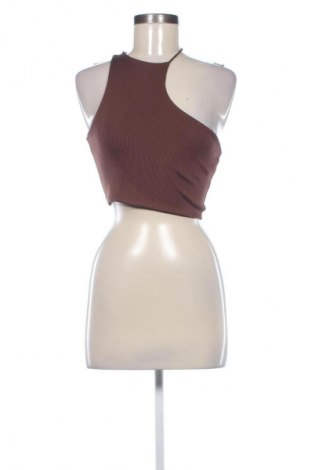 Дамски топ Bershka, Размер S, Цвят Кафяв, Цена 15,00 €