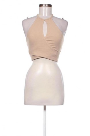 Damski top Bershka, Rozmiar S, Kolor Beżowy, Cena 79,15 zł