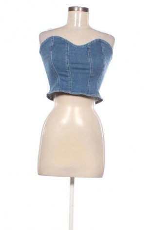 Γυναικείο τοπ Stradivarius, Μέγεθος L, Χρώμα Μπλέ, Τιμή 14,74 €