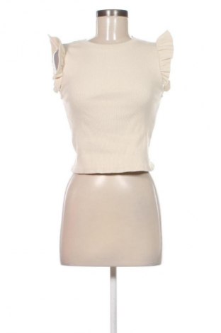 Damski top Zara, Rozmiar S, Kolor Beżowy, Cena 48,23 zł