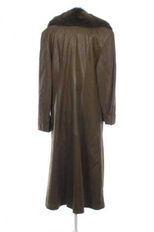 Дамско кожено палто Unbranded, Размер L, Цвят Зелен, Цена 208,37 €