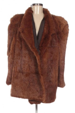 Palton din blană pentru damă Unbranded, Mărime XL, Culoare Maro, Preț 573,45 Lei